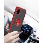 Wholesale Tuff Slim Armor Hybrid Ring Stand Case for Motorola Moto G9 PLUS (Red)